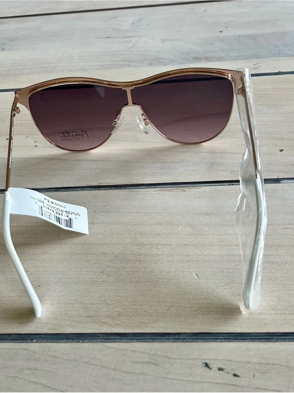 Nanette Lepore Pink Gradient Shield Sunglasses
